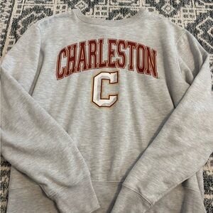 College Of Charleston Light Gray Sweatshirt
